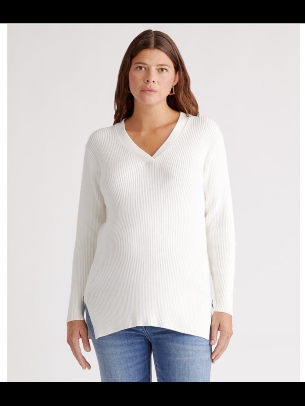 NEW 100% Organic Cotton Fisherman Side Zip Maternity & Nursing Sweater